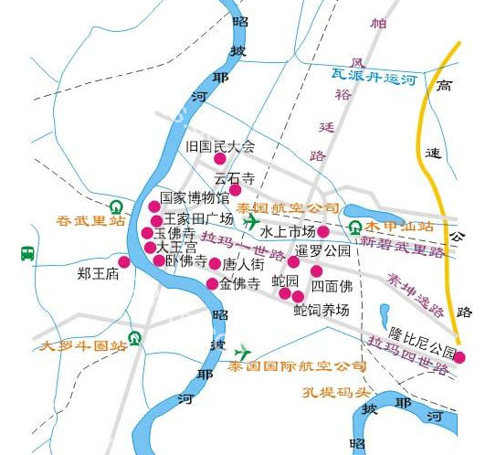 曼谷旅游地圖